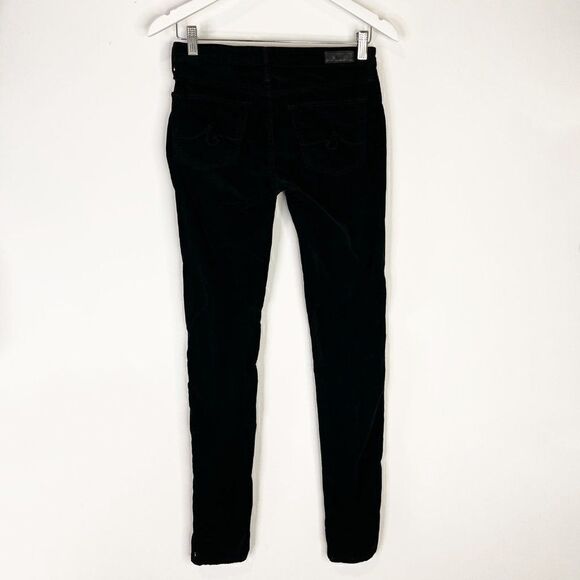 AG Adriano Goldschmied The Legging Super Skinny Black Corduroy Pants - Picture 3 of 7